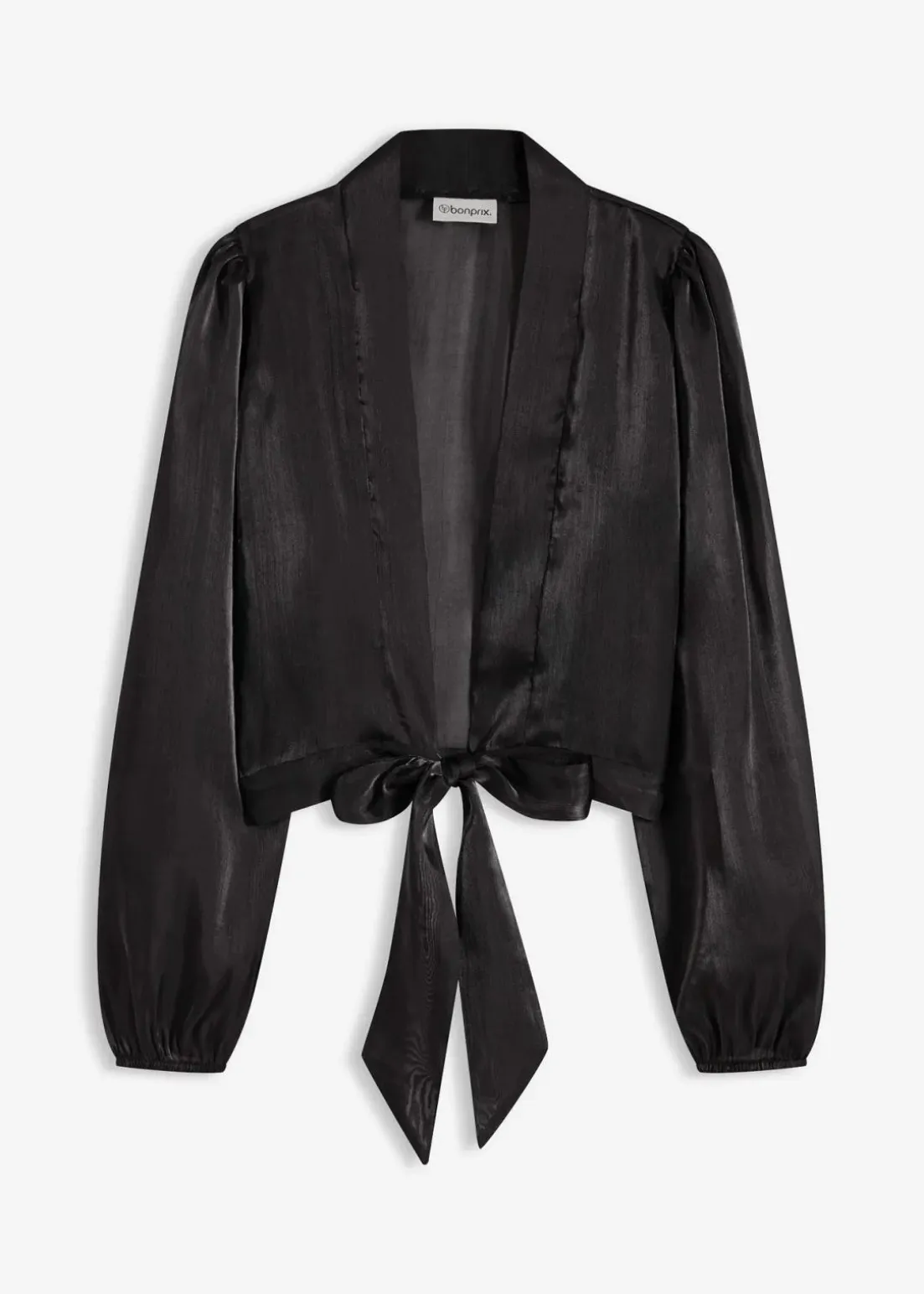 Bolero aus feinem Tüll mit Binde-Detail