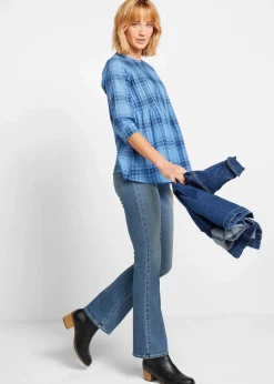 Bootcut Jeans Mid Waist, Bio-Baumwolle