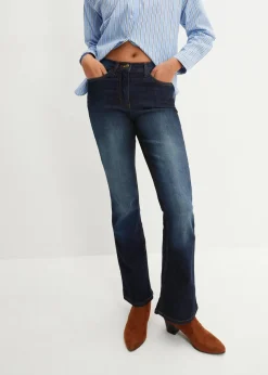 Bootcut Jeans Mid Waist, Stretch