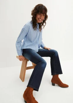 Bootcut Jeans Mid Waist, Stretch