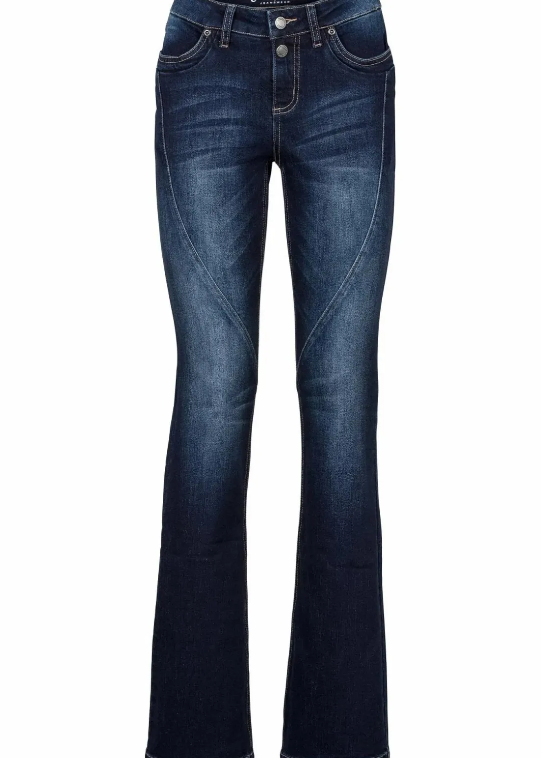 Bootcut Jeans Mid Waist, Stretch