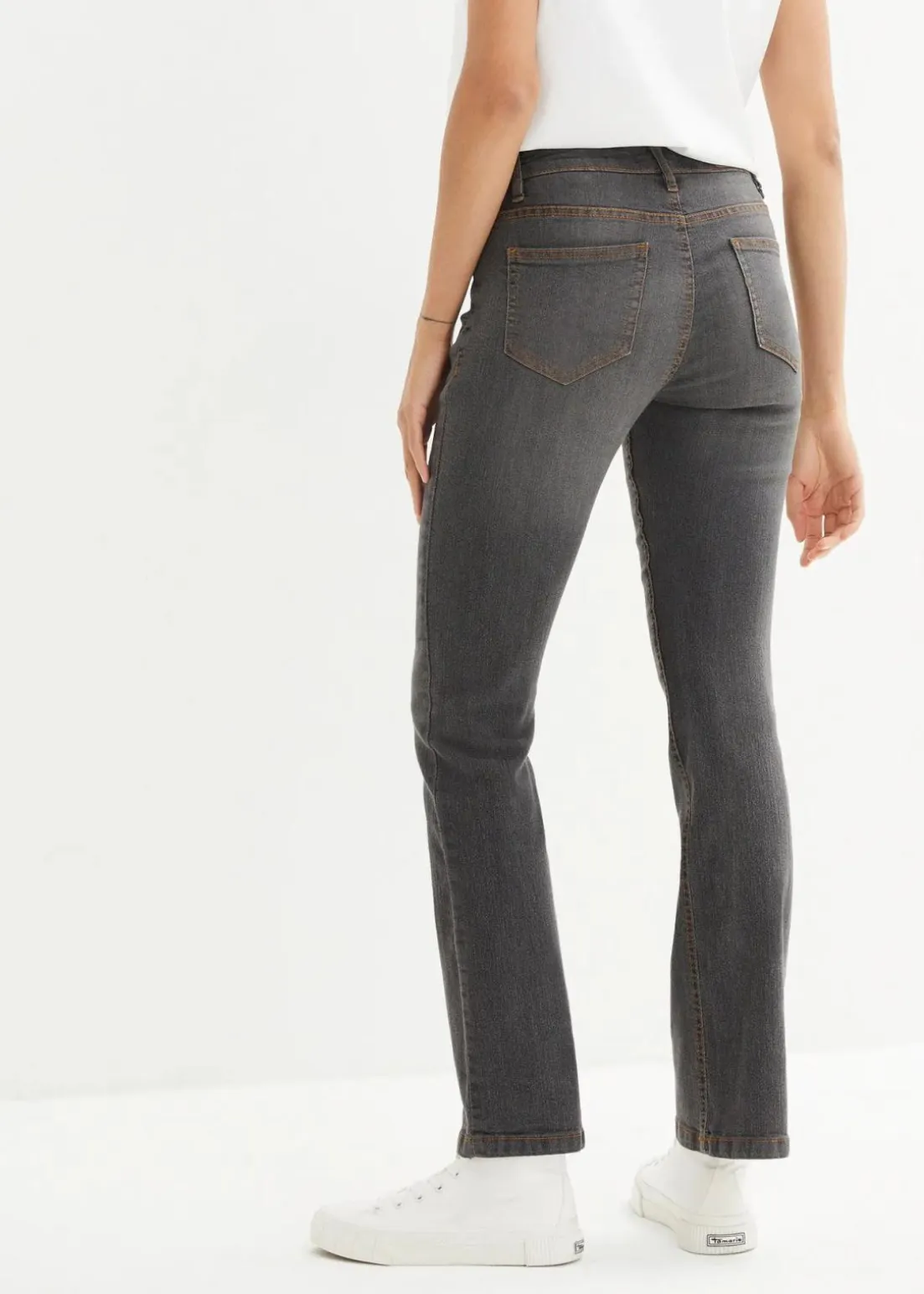 Bootcut Jeans Mid Waist, Stretch