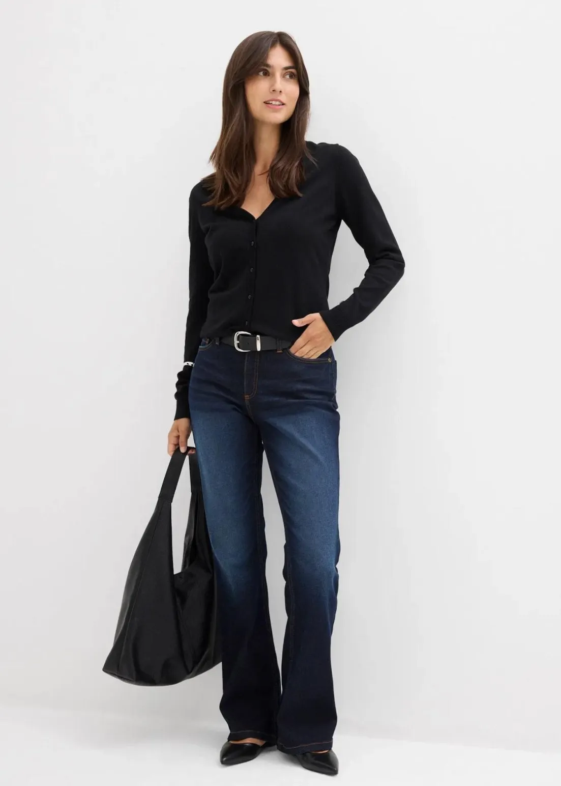 Bootcut-Jeans Mid Waist