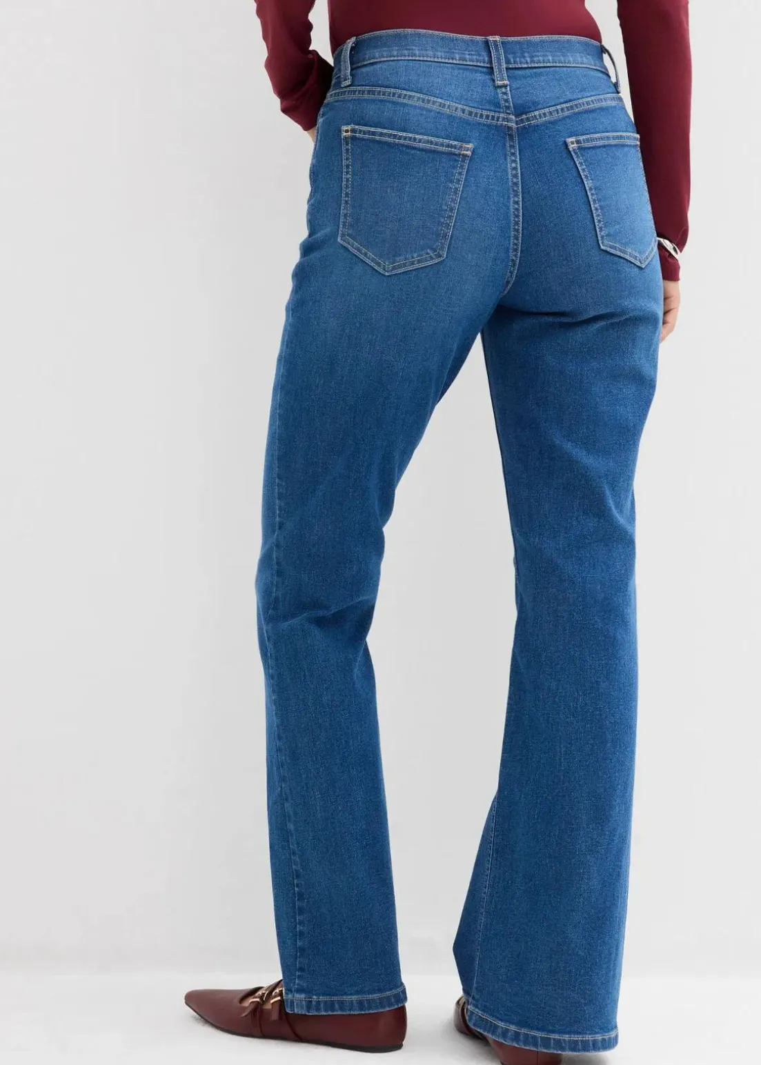 Bootcut-Jeans Mid Waist