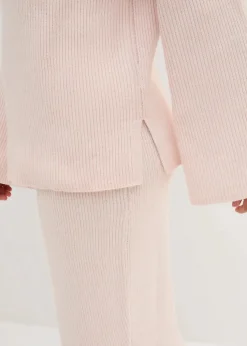 Boxy-Pullover aus Rippstrick