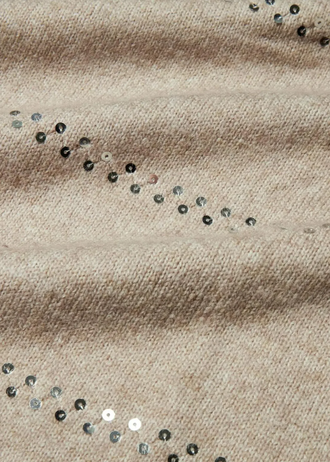 Boxy-Pullover mit Pailletten