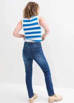 Boyfriend Jeans Mid Waist, Stretch