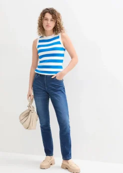 Boyfriend Jeans Mid Waist, Stretch