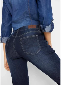 Boyfriend-Jeans Mid Waist, Komfort-Stretch