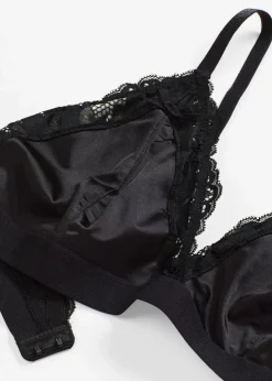 Bralette aus glänzendem Material