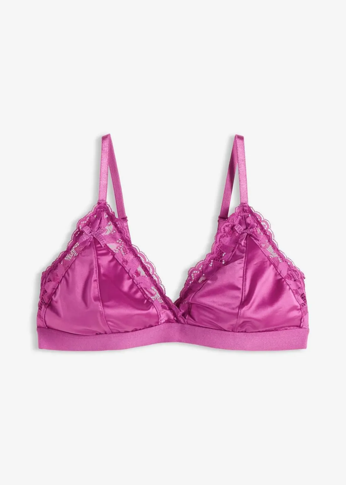 Bralette aus glänzendem Material