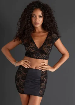 Bustier + Rock (2-tlg.Set)