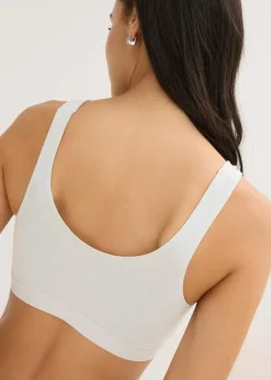 Bustier mit Bio-Baumwolle (3er Pack)