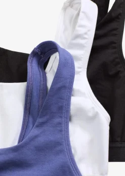 Bustier mit Bio-Baumwolle ​(3er Pack)