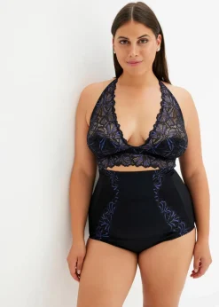 Bustier mit Glitzergarn