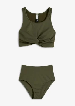 Bustier-Bikini in Wickeloptik (2-tlg.Set)