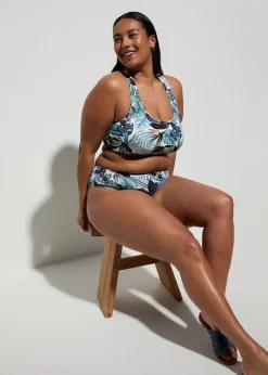 Bustier-Bikini mit gekreuzten Trägern (2-tlg.Set)