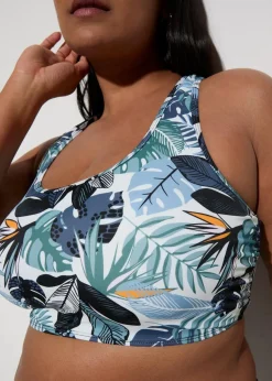 Bustier-Bikini mit gekreuzten Trägern (2-tlg.Set)