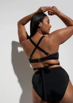 Bustier-Bikini (2-tlg.Set) mit Bindedetail