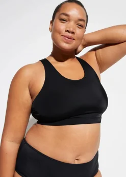 Bustier-Bikinioberteil mit verstellbarer Unterbrust