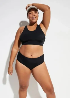 Bustier-Bikinioberteil mit verstellbarer Unterbrust