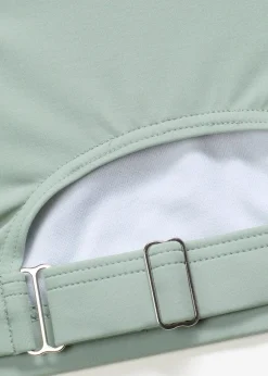 Bustier-Bikinioberteil mit verstellbarer Unterbrust