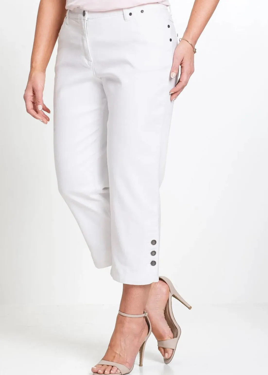 Capri Jeans Mid Waist