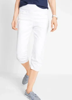Capri-Hose aus Baumwoll-Mix