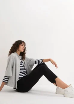 Capri-Leggings mit Raffung (2er Pack)