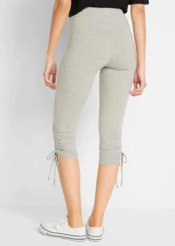 Capri-Leggings mit Raffung (2er Pack)