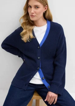 Cardigan aus reiner Baumwolle