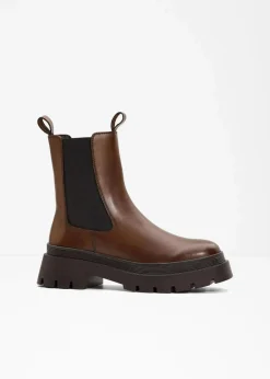 Chelsea-Boots aus Leder