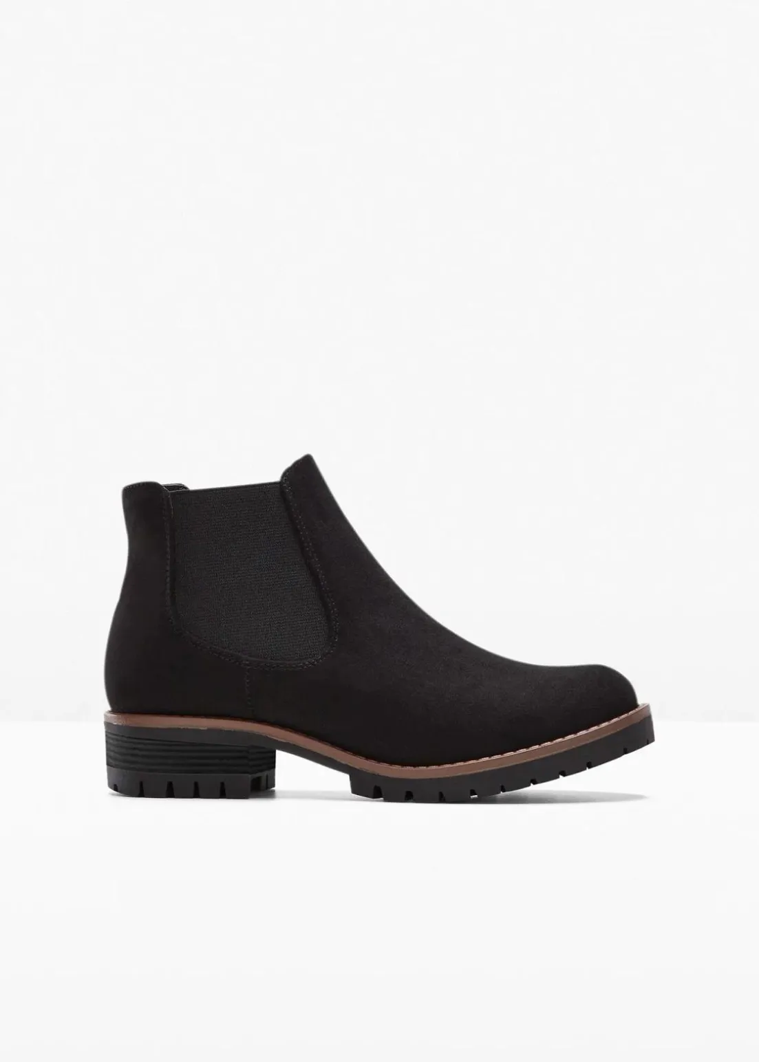 Chelsea-Boots mit Profilsohle