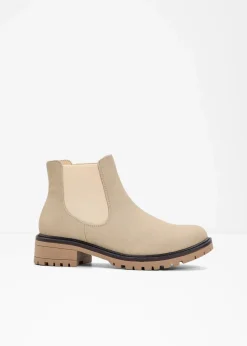 Chelsea-Boots mit Profilsohle