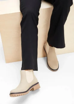 Chelsea-Boots mit Profilsohle