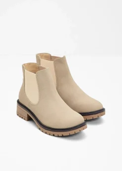 Chelsea-Boots mit Profilsohle