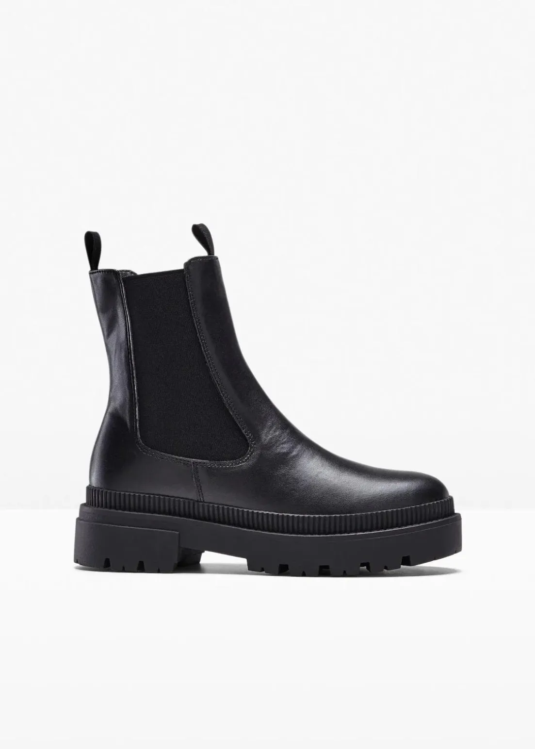 Chelsea-Boots mit Profilsohle