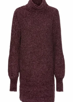 Chenille Strickkleid aus recyceltem Polyester