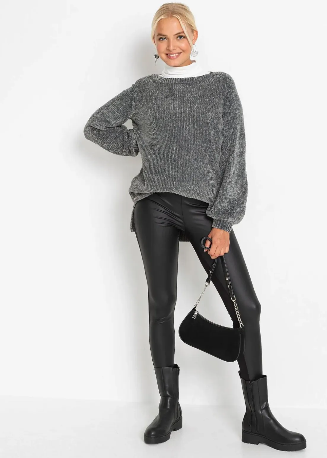 Chenille-Longpullover