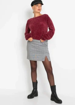 Chenille-Longpullover