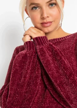 Chenille-Longpullover