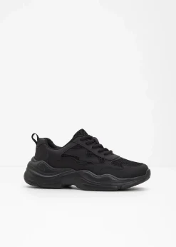Chunky Sneaker mit Mesh-Einsatz