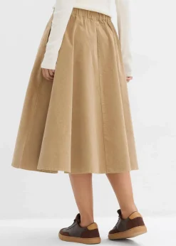 Cordrock aus Baumwoll-Mix