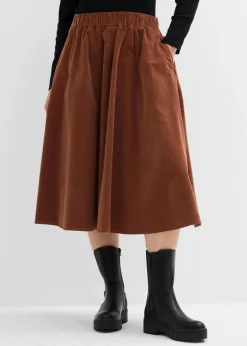 Cordrock aus Baumwoll-Mix