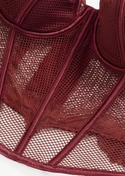 Corsage mit edler Spitze