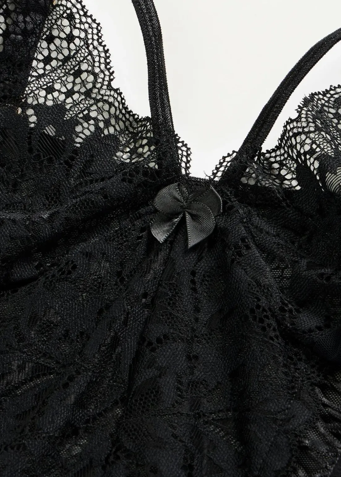 Corsage mit Strapshaltern und String (2-tlg.Set)