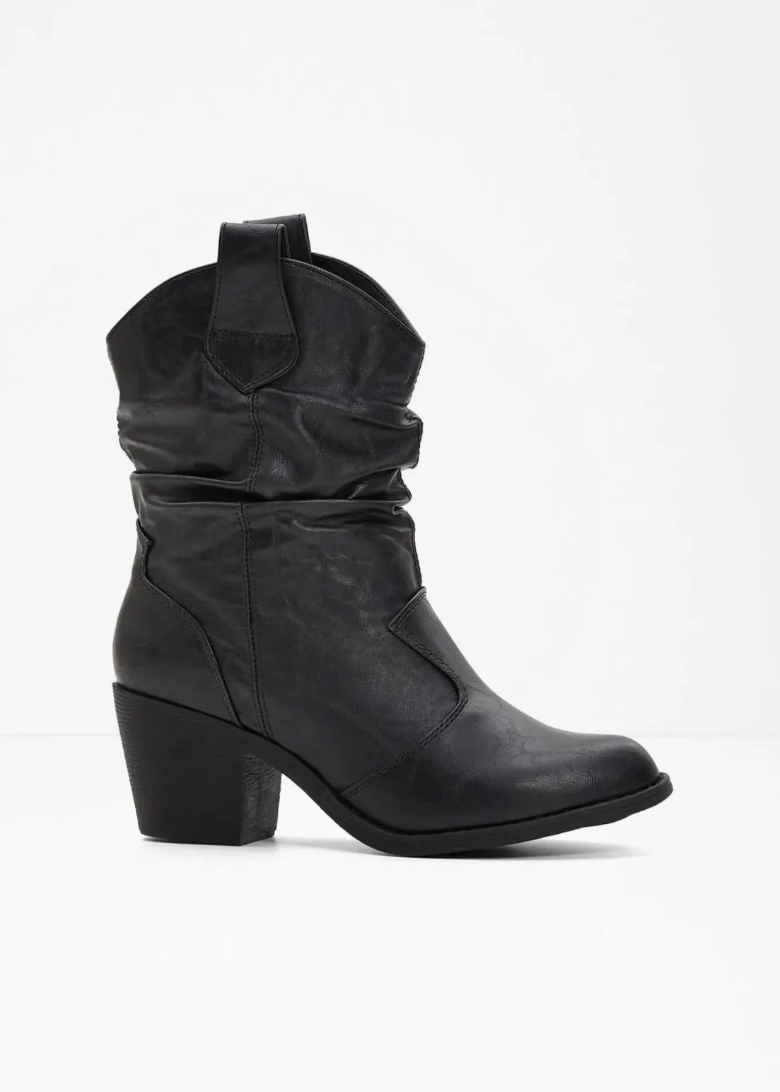 Cowboy-Boots mit Raffung