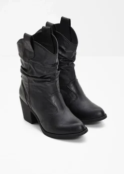 Cowboy-Boots mit Raffung