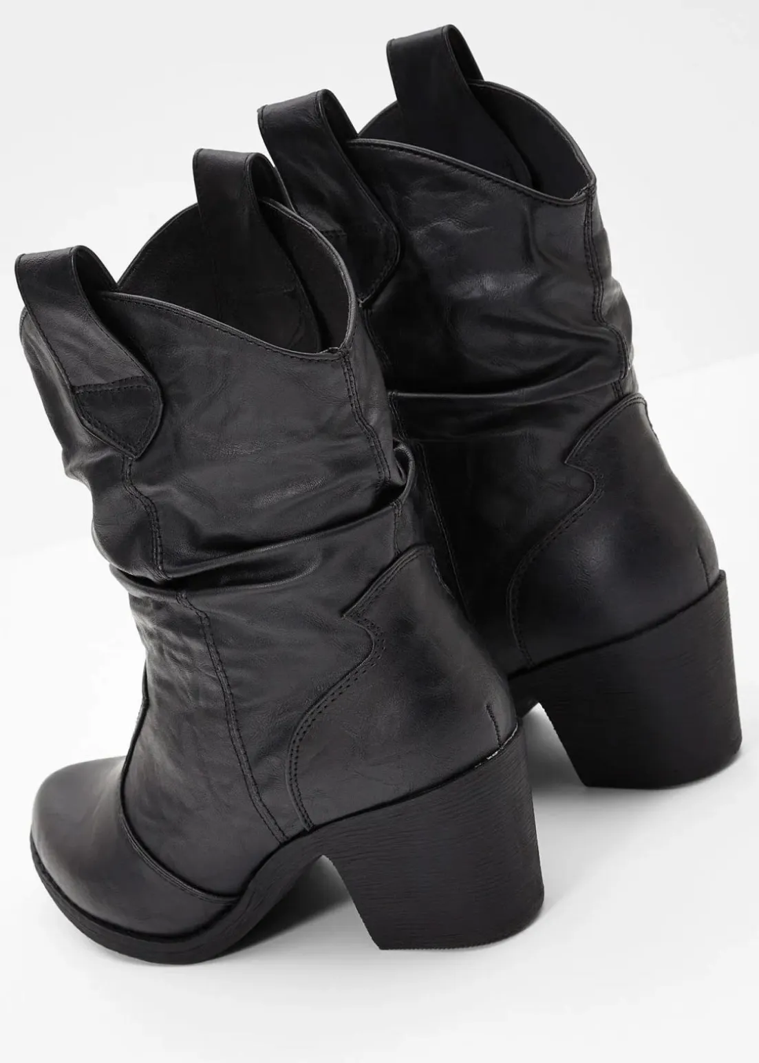 Cowboy-Boots mit Raffung