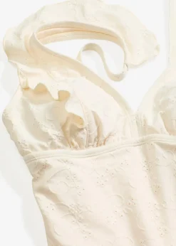 Crochet Badeanzug mit Volant